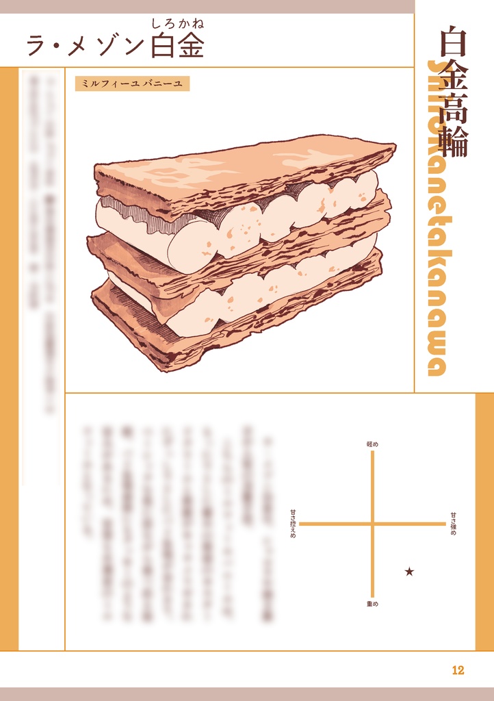 東京ケーキめぐり part.03 ミルフィーユ