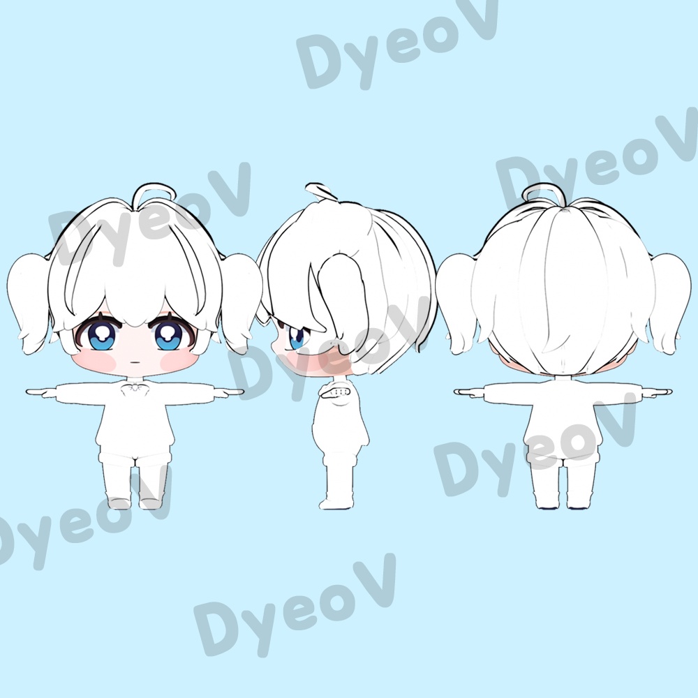 SD Virtual Character Tutorial Image Set