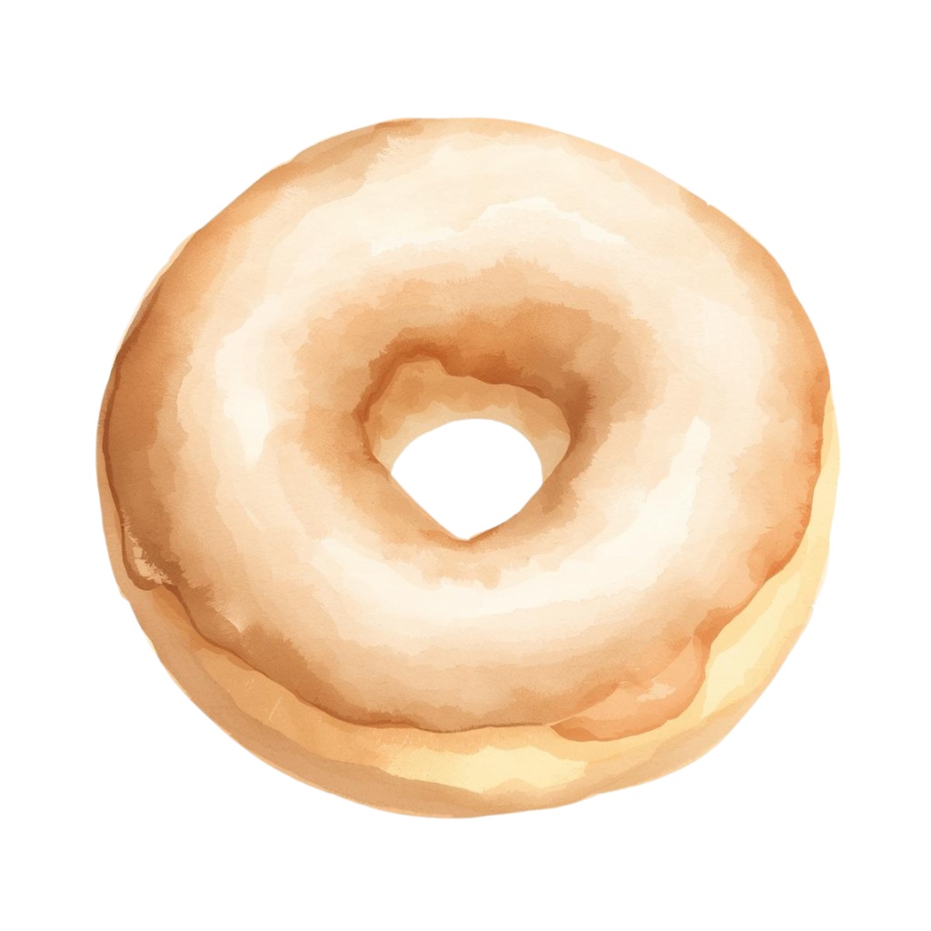 水彩カフェクリップアートセット(アンティークベージュ)|PNG透明背景