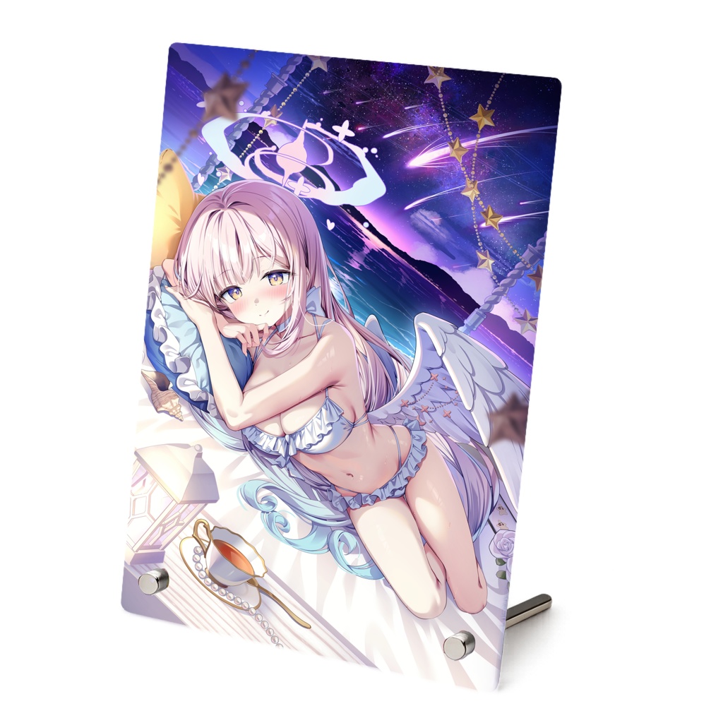 【全年齢版】ミカ(水着)タペストリー&アクリルプレート