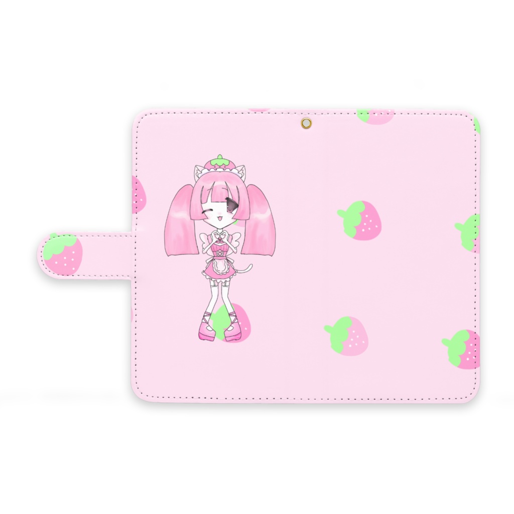 萌らぶり あまめの萌え萌え手帳型Androidケース♡