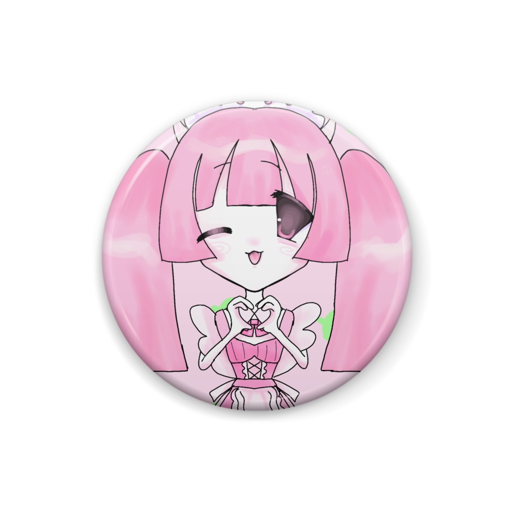 萌えらぶり あまめの萌え萌え缶バッジ♡(お手ごろ版)