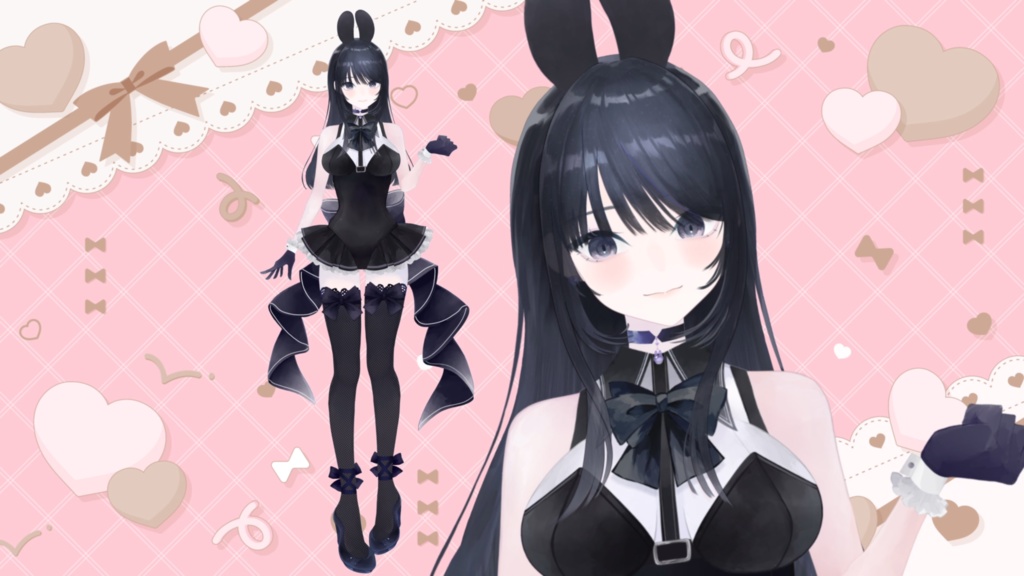 【限定一点】バニーガール黒🐰
