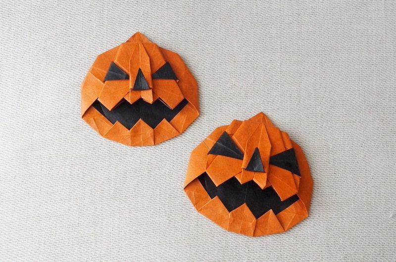 ジャコランタン折り図 / Jack-o'-Lantern Diagram