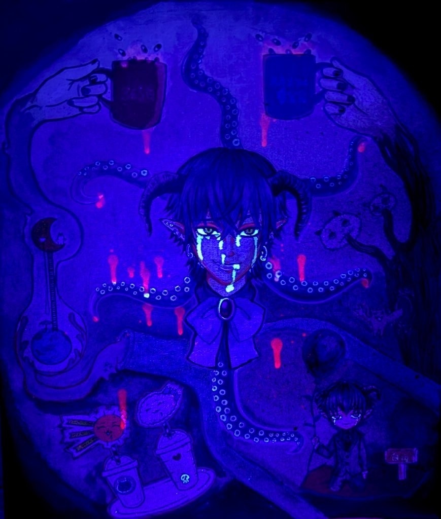 キャンバス原画