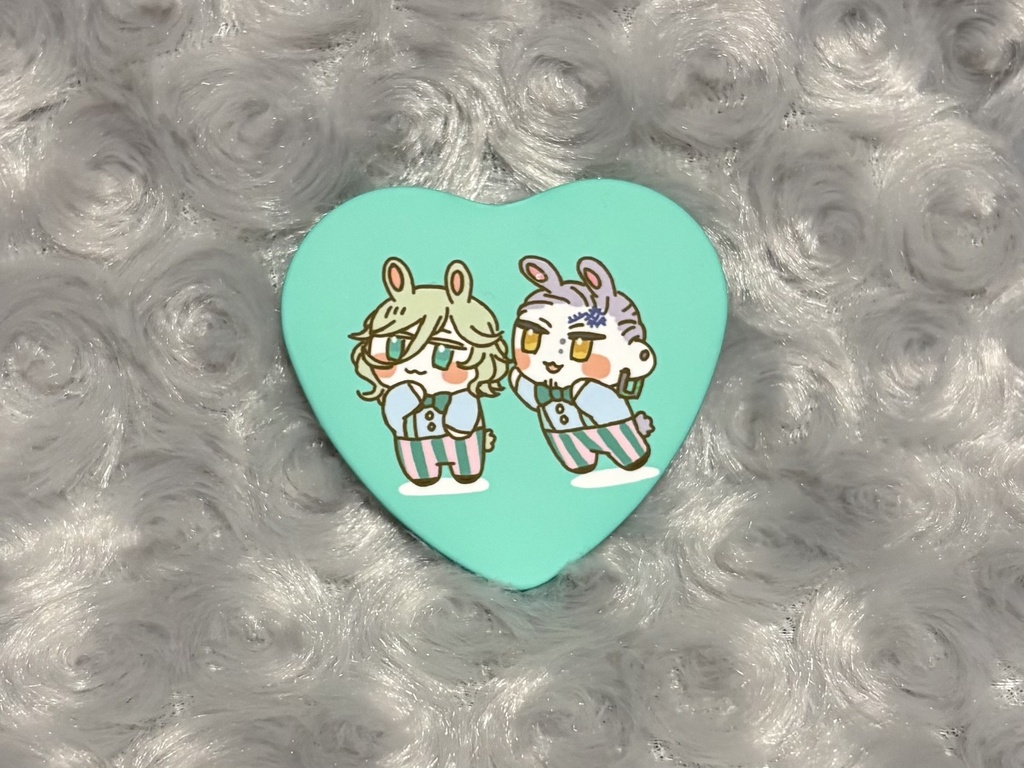 DG兄弟ハート缶バッジ