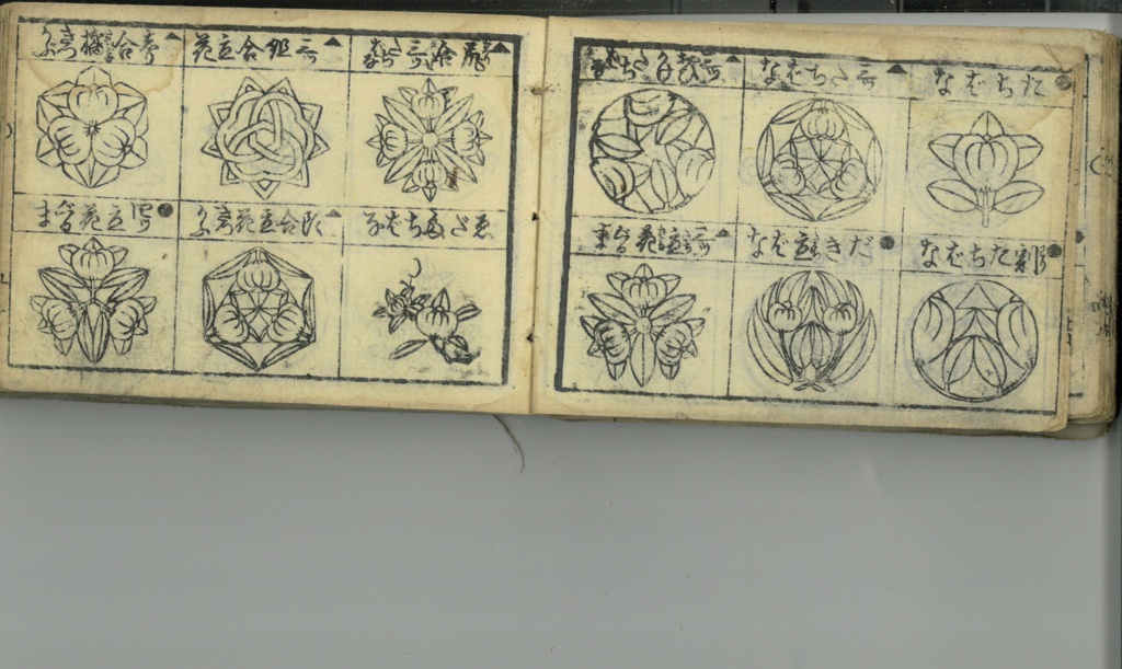 Kamon Crest archive - 1849 Edo era Japanese Family Crests Vol.1 早引紋帳(上)