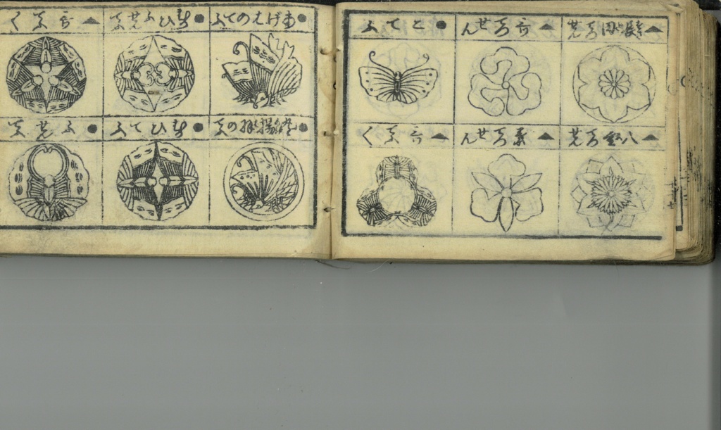 Kamon Crest archive - 1849 Edo era Japanese Family Crests Vol.2  早引紋帳（下）