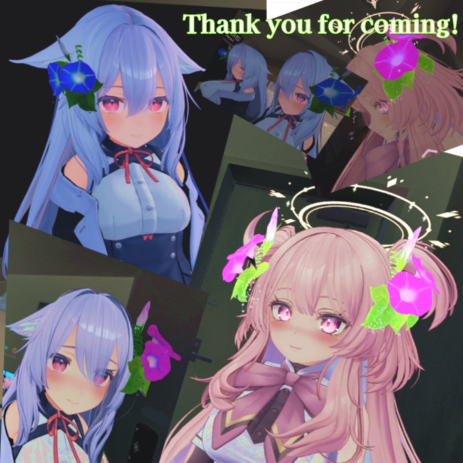 【色2+3種】揺れる!キラキラアサガオヘッドアクセサリー【PB対応】