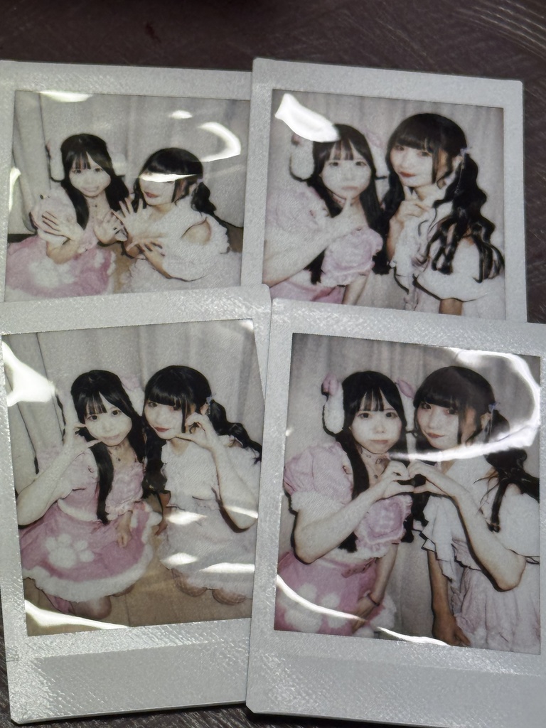 かがみ♡てとチェキ