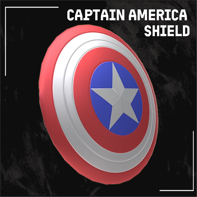 【VRChat想定・MA対応】キャプテンアメリカの盾 - Captain America Shield -