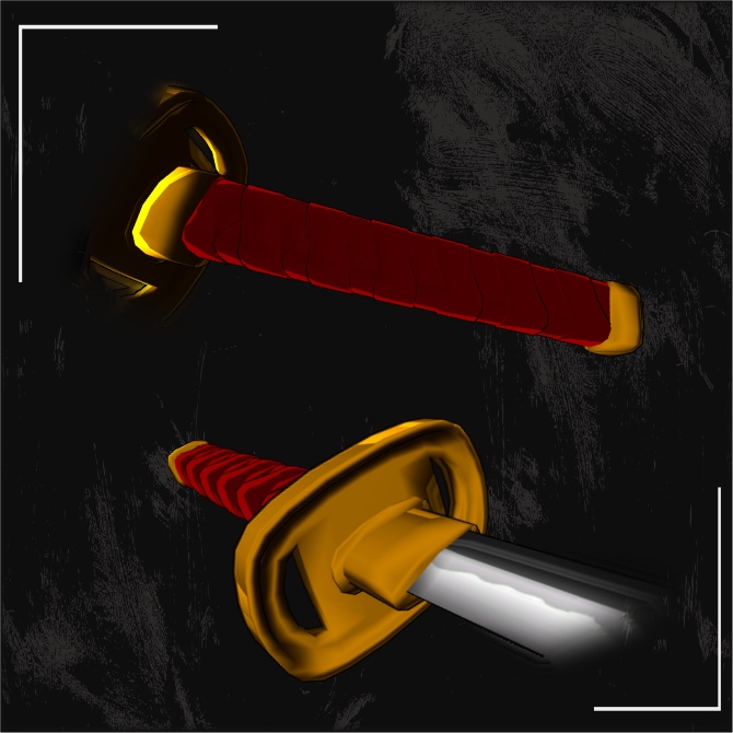 【VRChat想定・MA対応】乙骨の刀 - Okkotsu's Katana -