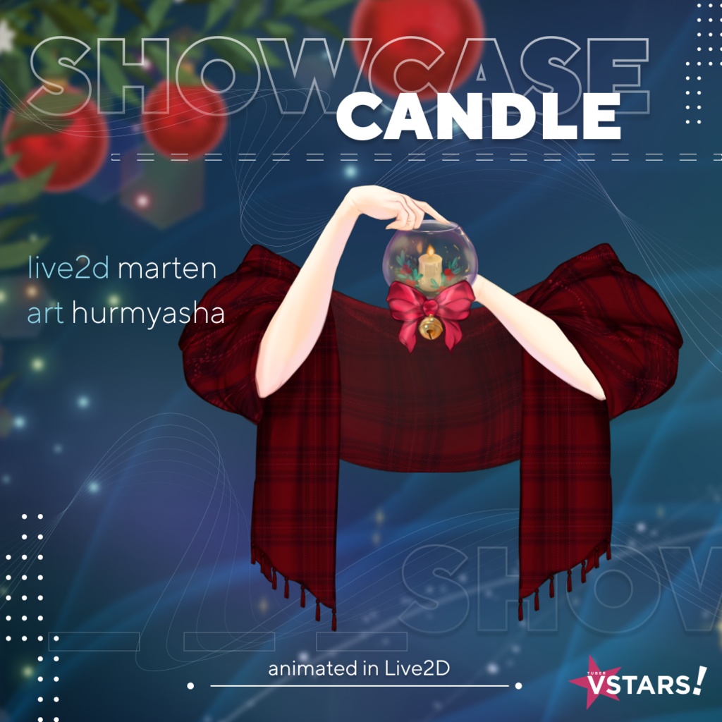 Christmas Candle Live2D Asset