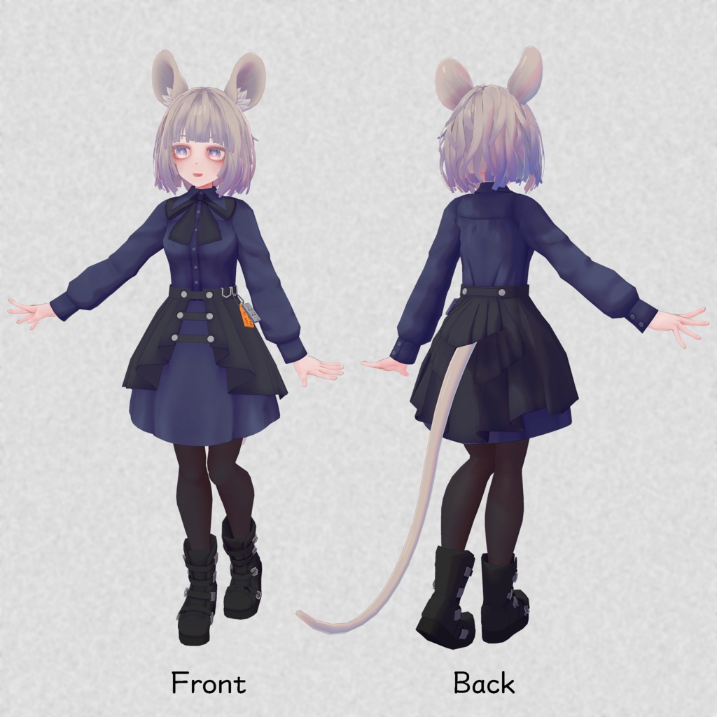 オリジナル3Dモデル「ちゅろ」