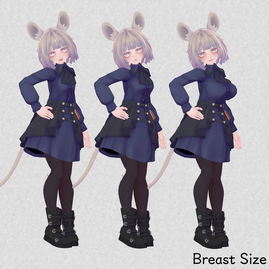 オリジナル3Dモデル「ちゅろ」