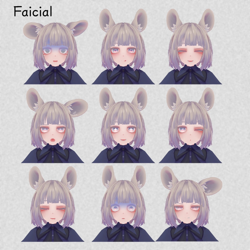 オリジナル3Dモデル「ちゅろ」