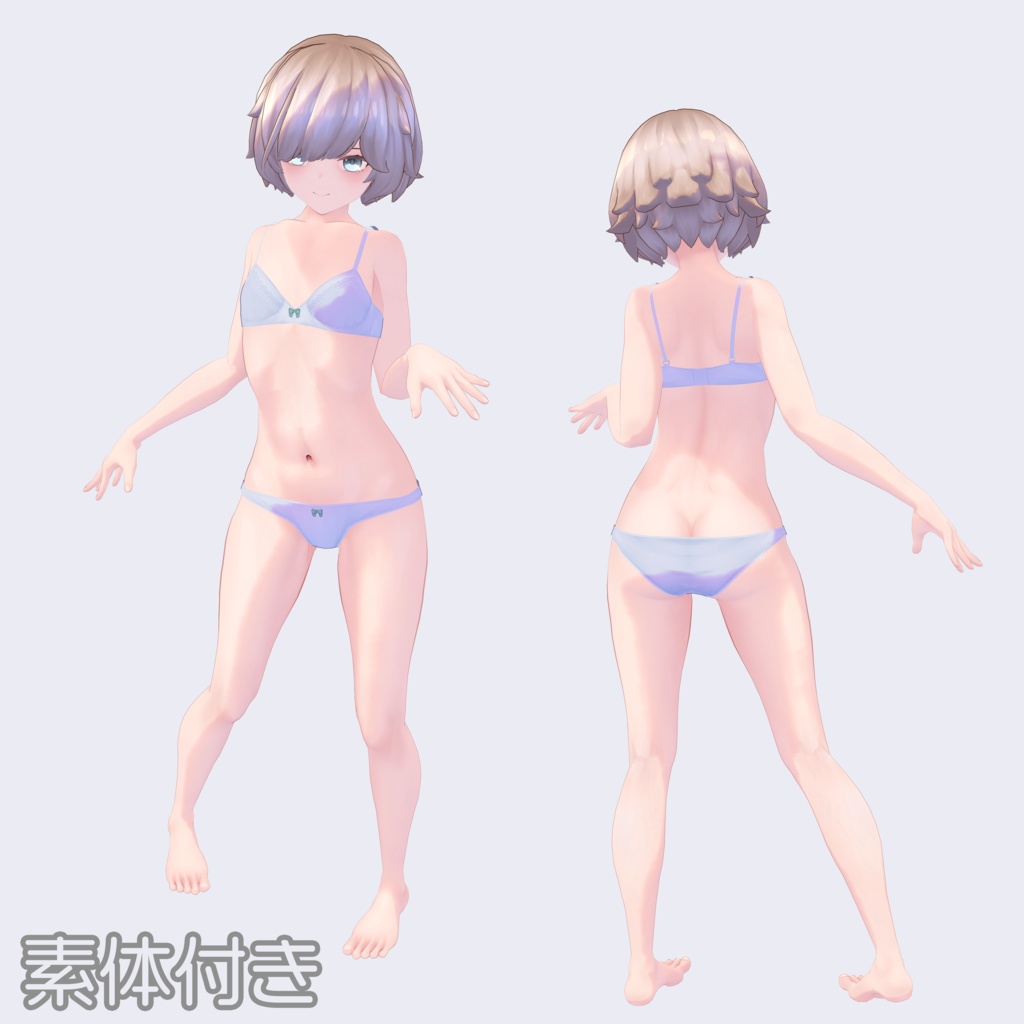 オリジナル3Dモデル 「ぷれっつぇる」