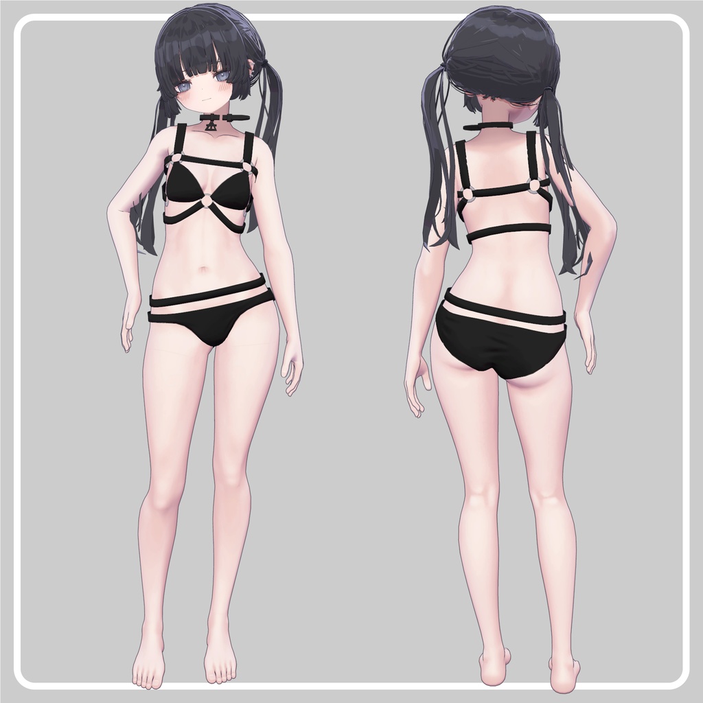 オリジナル3Dモデル 「むんき -Munkki -」 #MARUBODY