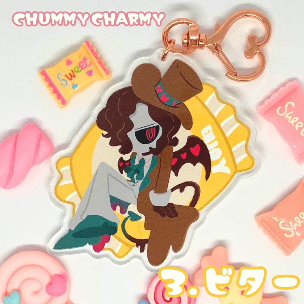 CHUMMY CHARMY アクリルキーホルダー