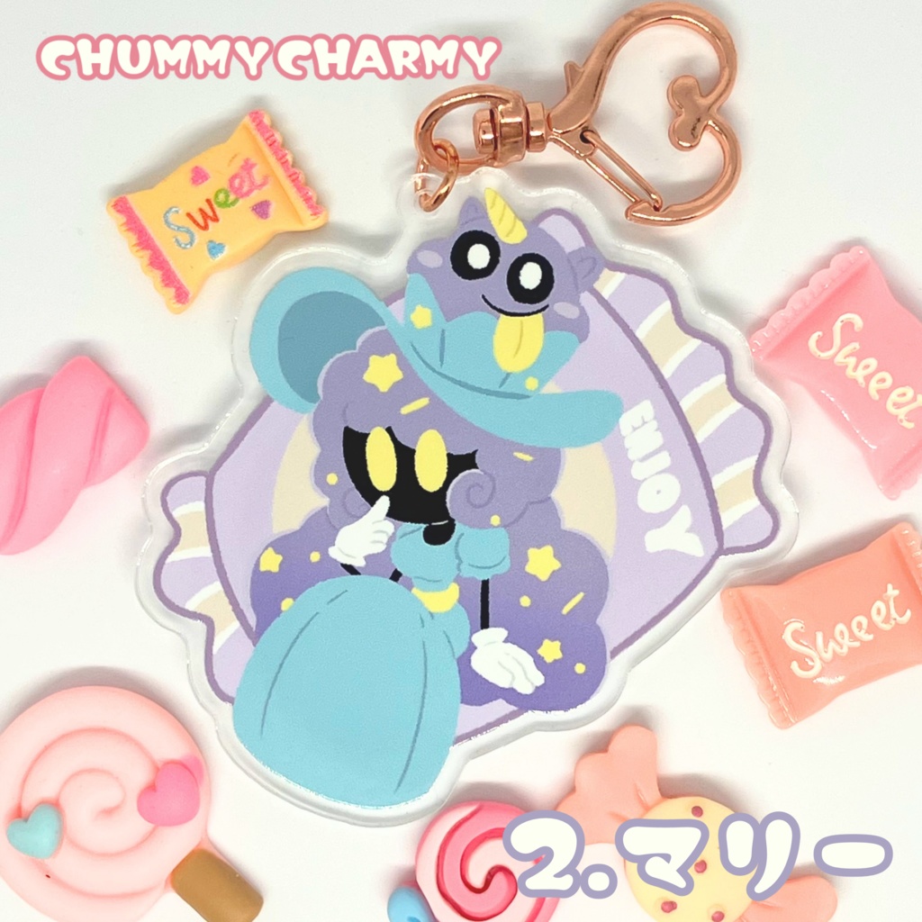 CHUMMY CHARMY アクリルキーホルダー