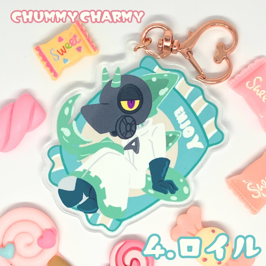 CHUMMY CHARMY アクリルキーホルダー