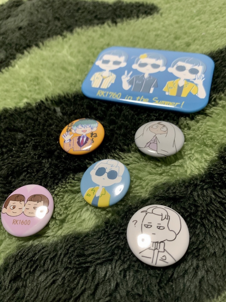 RK1760缶バッジ ~夏の装い