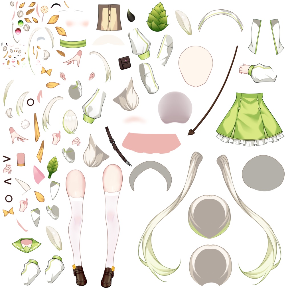 Live2Dモデル【ネコ耳ロリー】