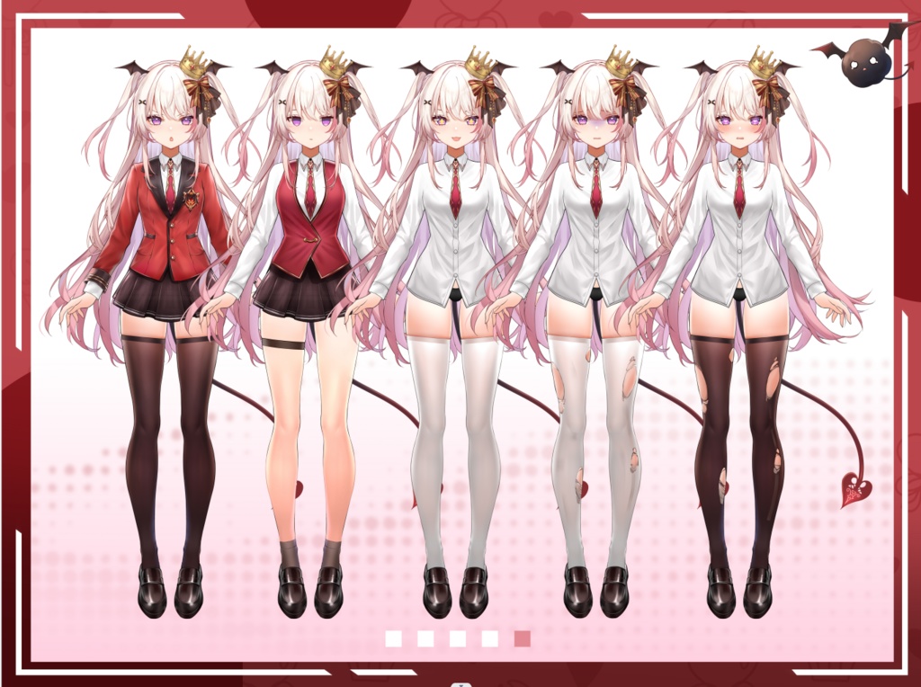 【新しい服】live2d汎用ボディ【吸血鬼ちゃん】