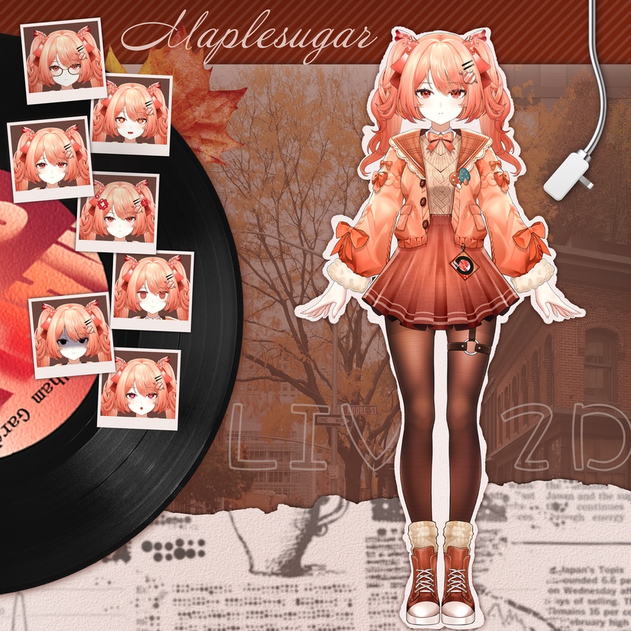 Maplesuger live2d model