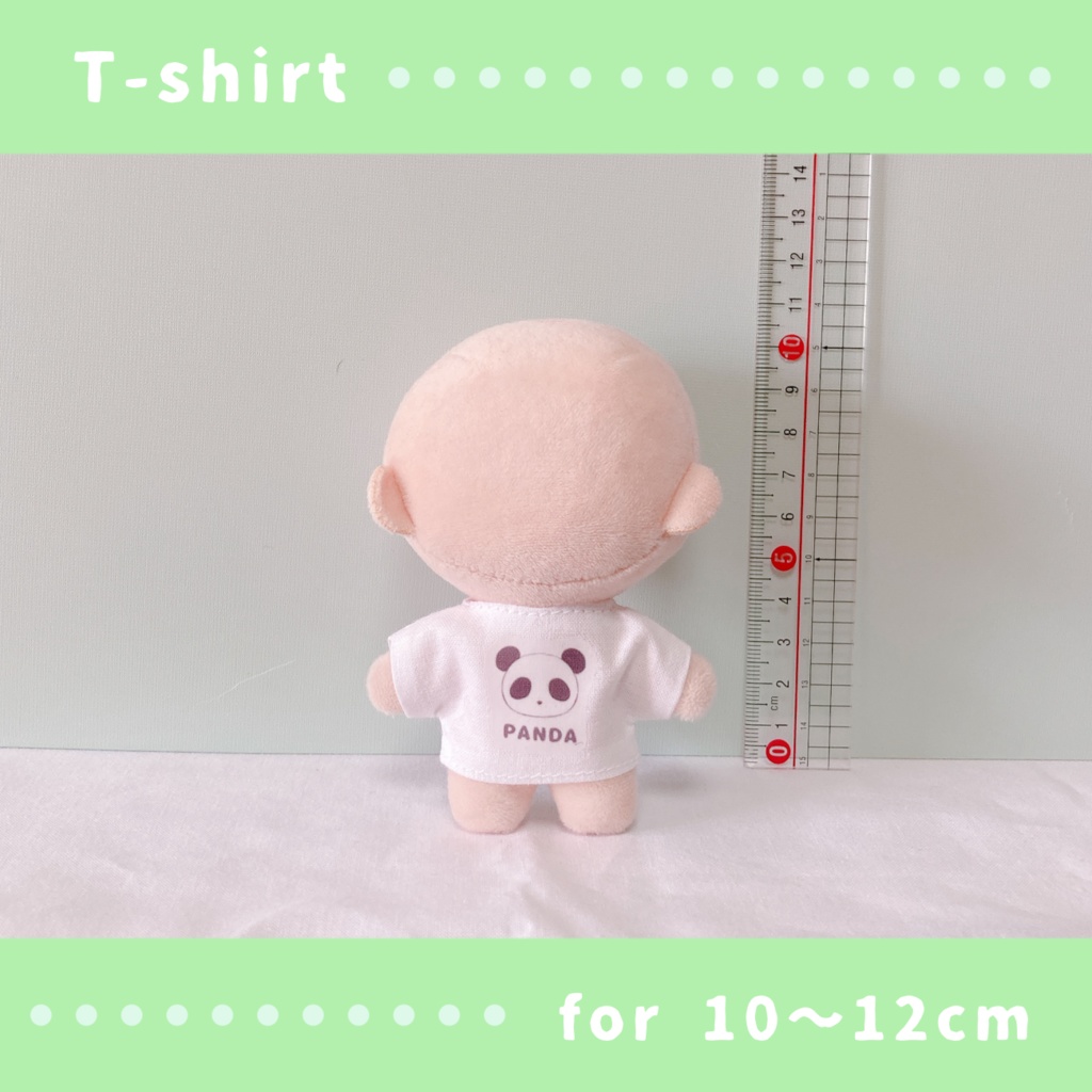 デザインTシャツ(10〜12cmぬいぐるみサイズ)