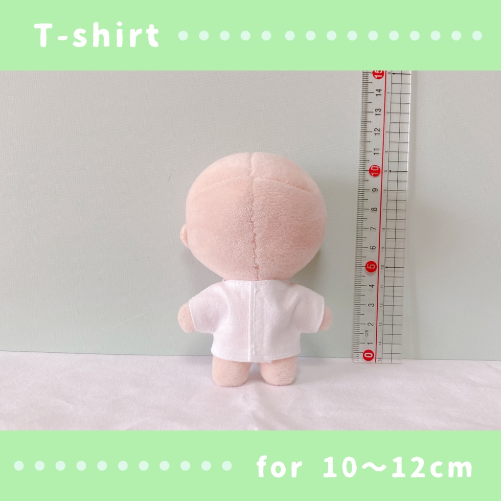 デザインTシャツ(10〜12cmぬいぐるみサイズ)