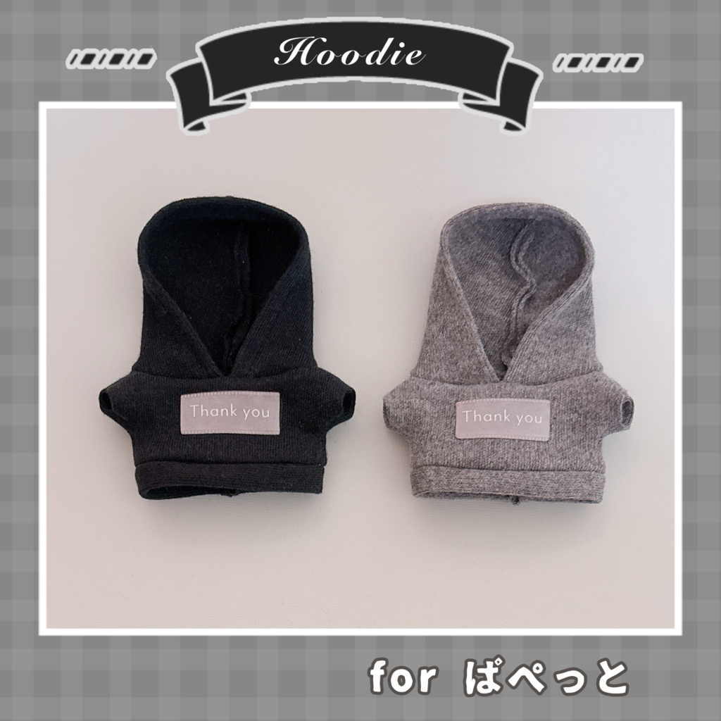 Thank you パーカー(ぱぺっとサイズ)