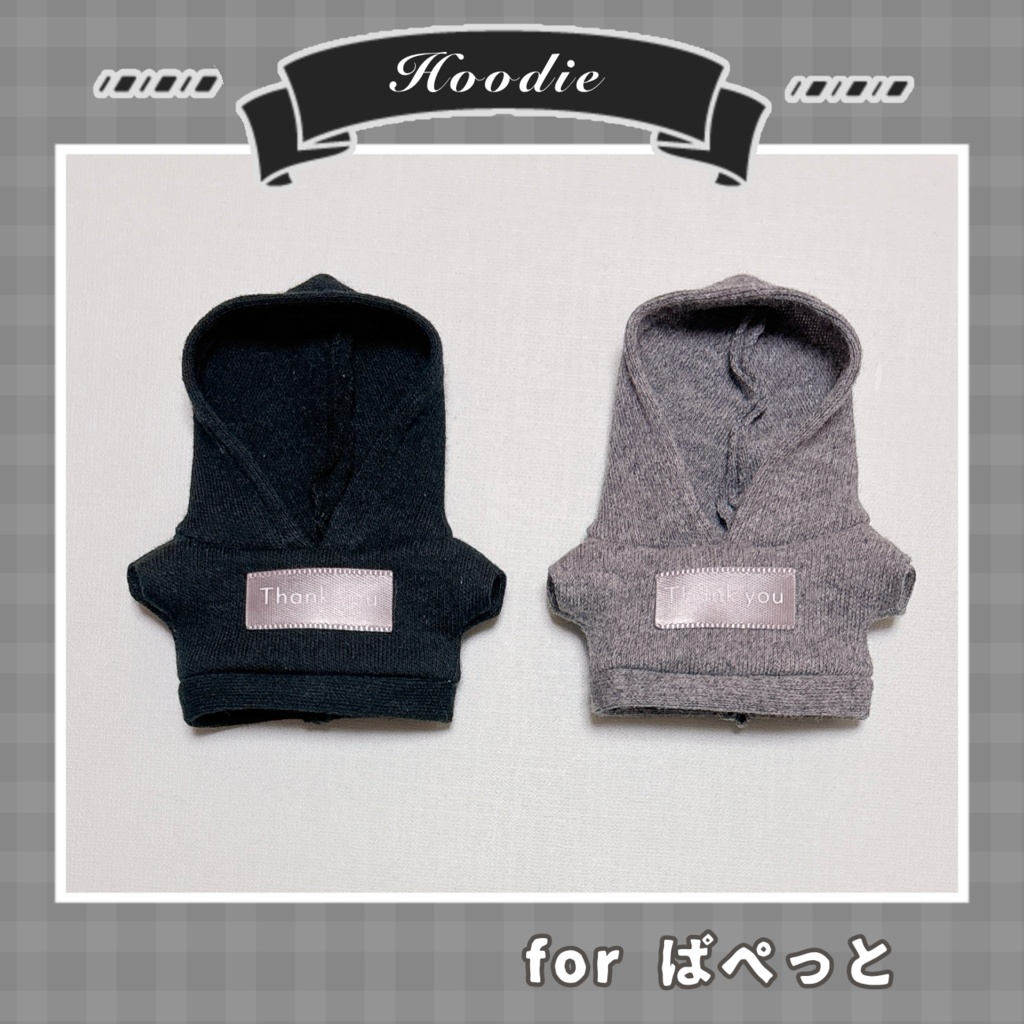 Thank you パーカー(ぱぺっとサイズ)