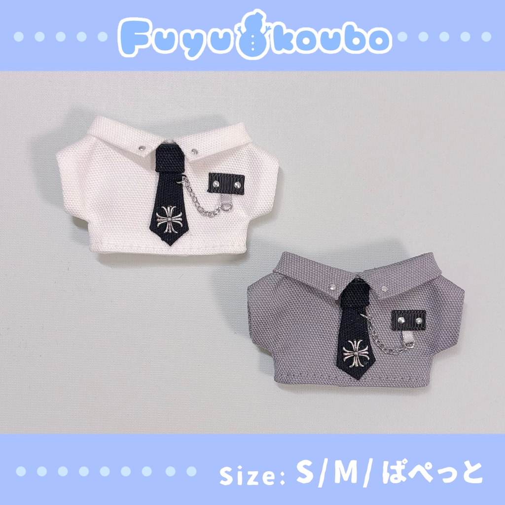 ネクタイシャツ(S/M/ぱぺっとサイズ)