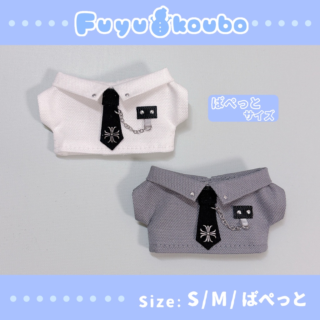 ネクタイシャツ(S/M/ぱぺっとサイズ)