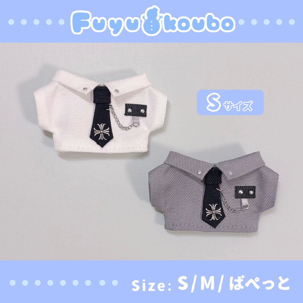 ネクタイシャツ(S/M/ぱぺっとサイズ)