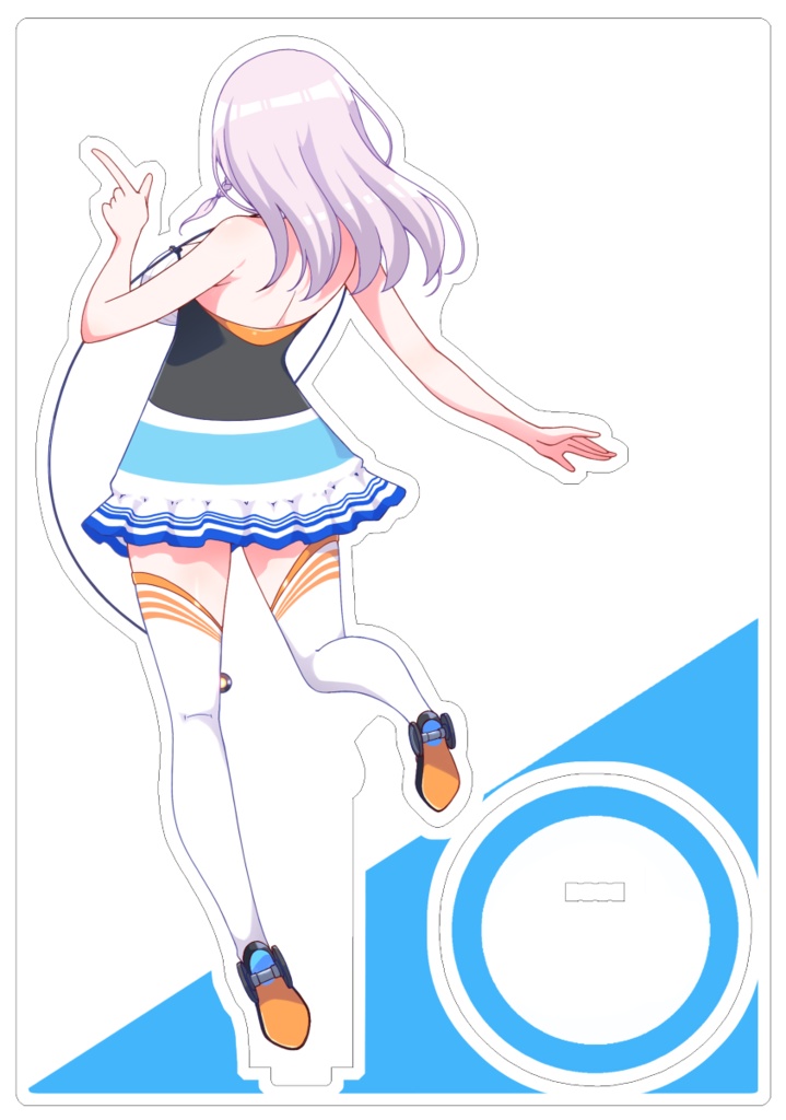 ほぼ等身大裏表でんこアクスタ【新居浜いずな/軽装】