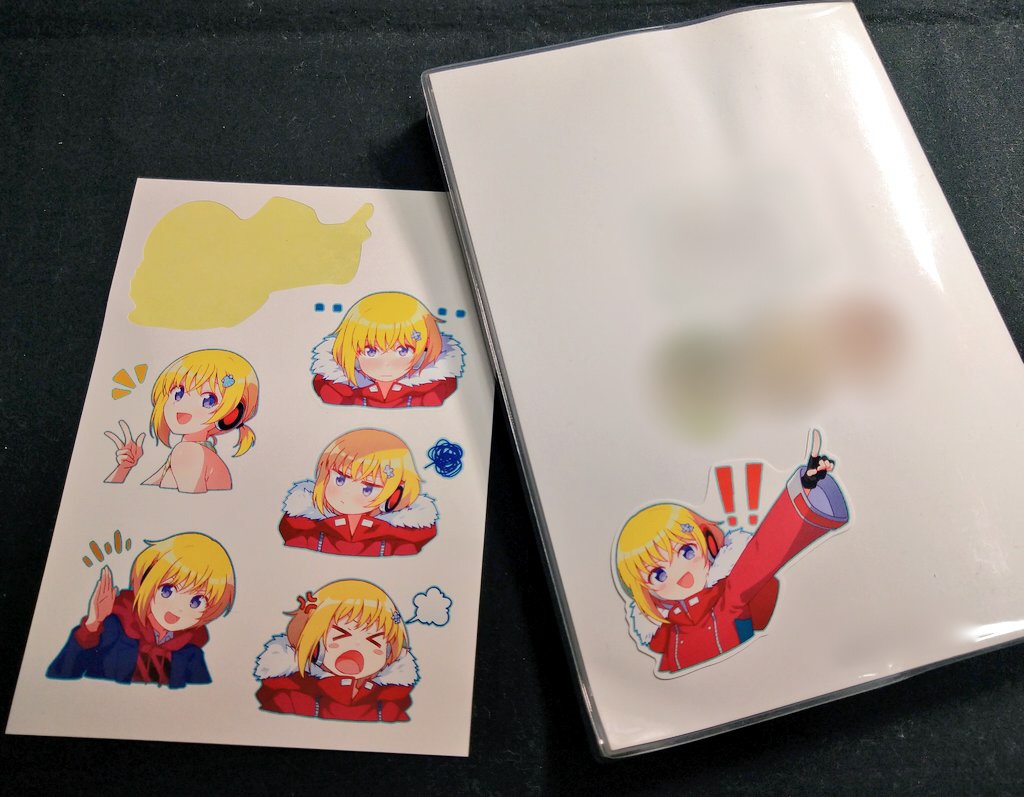 貼るちゃん(白鳥ハルちゃんシール)