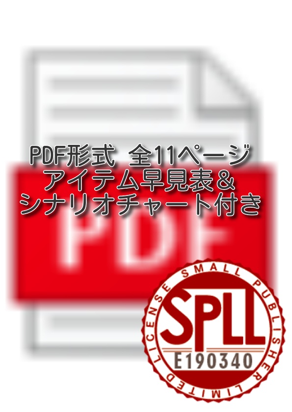 Cocシナリオ「燃えるゴミの日」(魔女シリーズ)SPLL:E190340