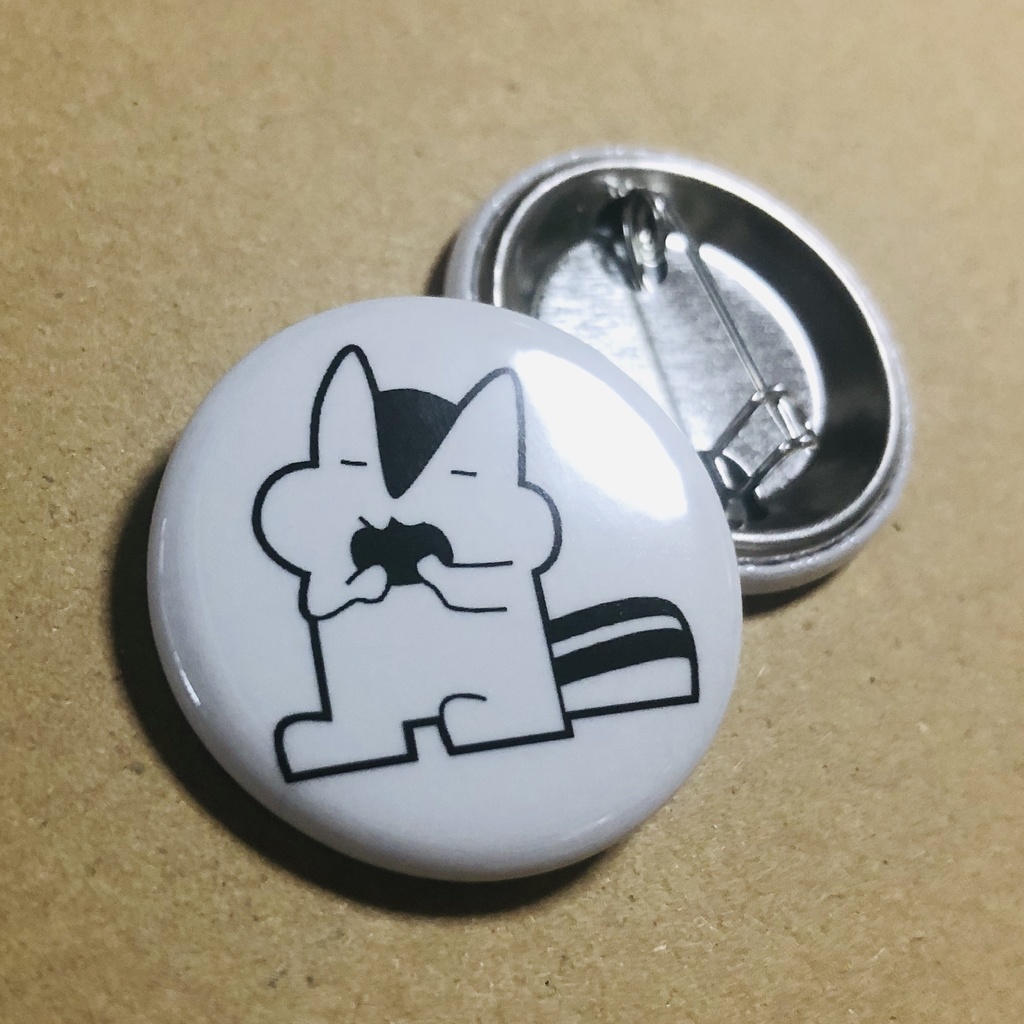 缶バッジ-あらぶりのりす/Little little