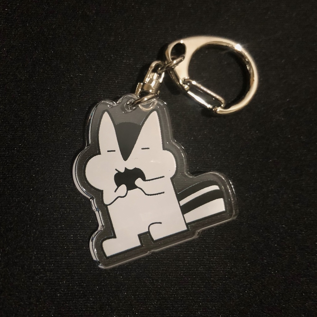 アクリルキーホルダー-あらぶりのりす/Little little