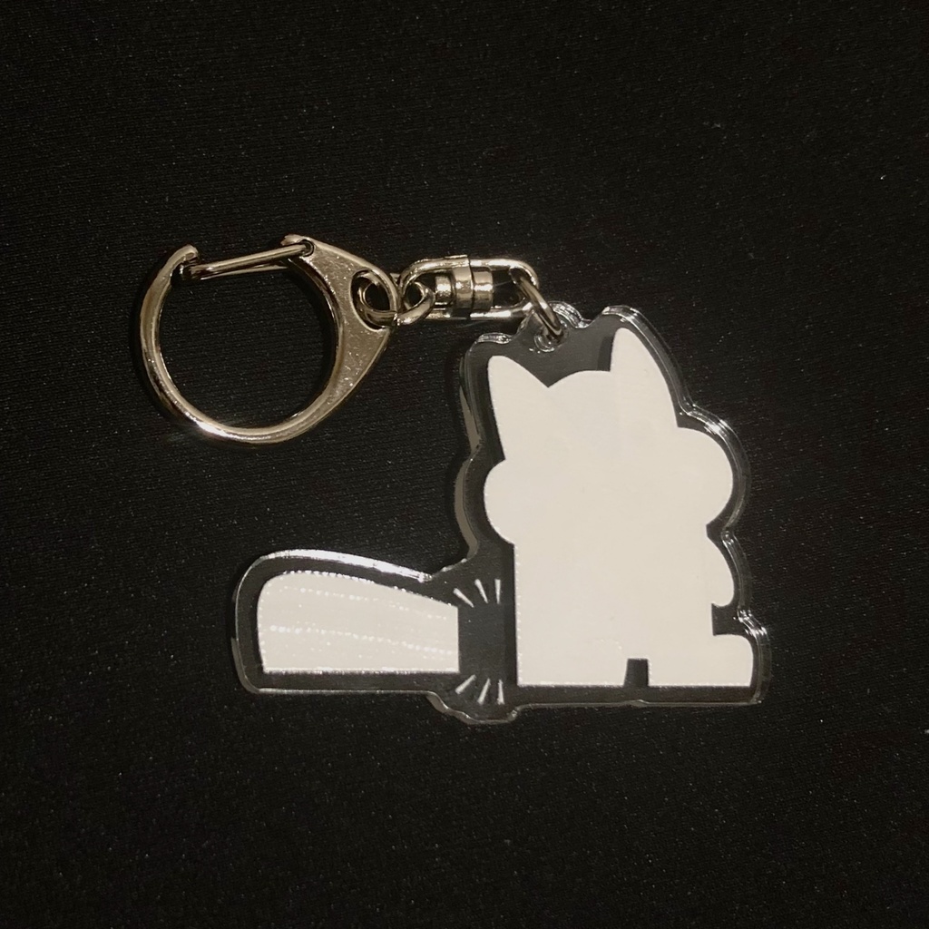 アクリルキーホルダー-あらぶりのりす/Little little