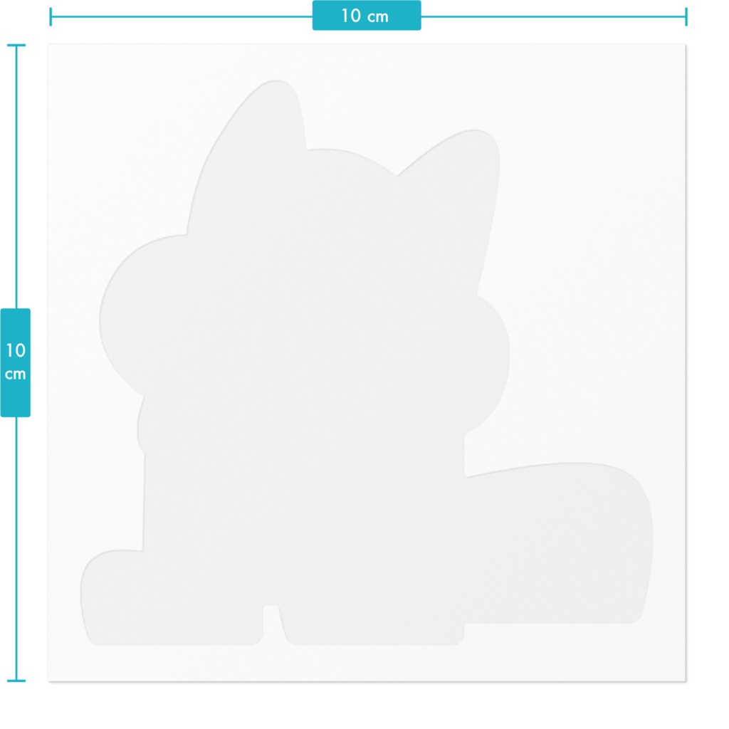 ステッカー-あらぶりのりす/Little little