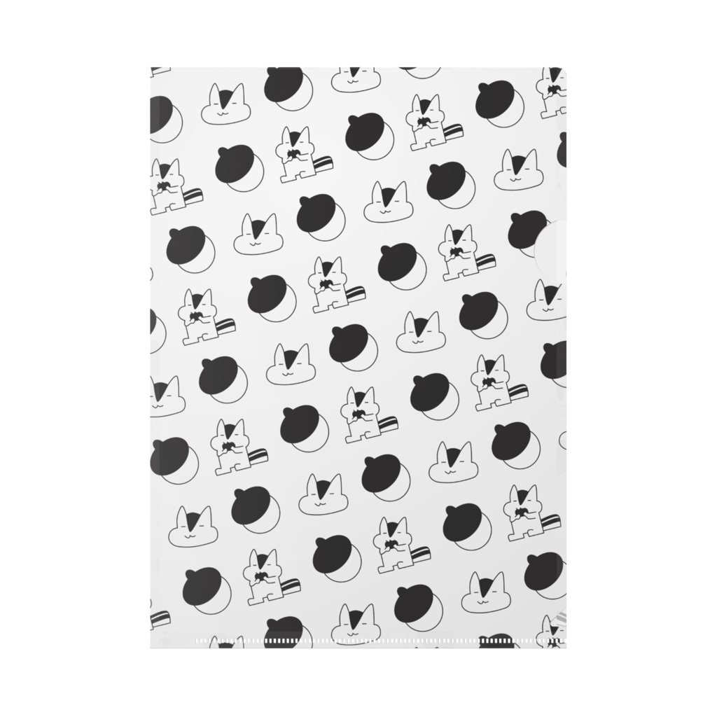 クリアファイル-あらぶりのりす/Little little