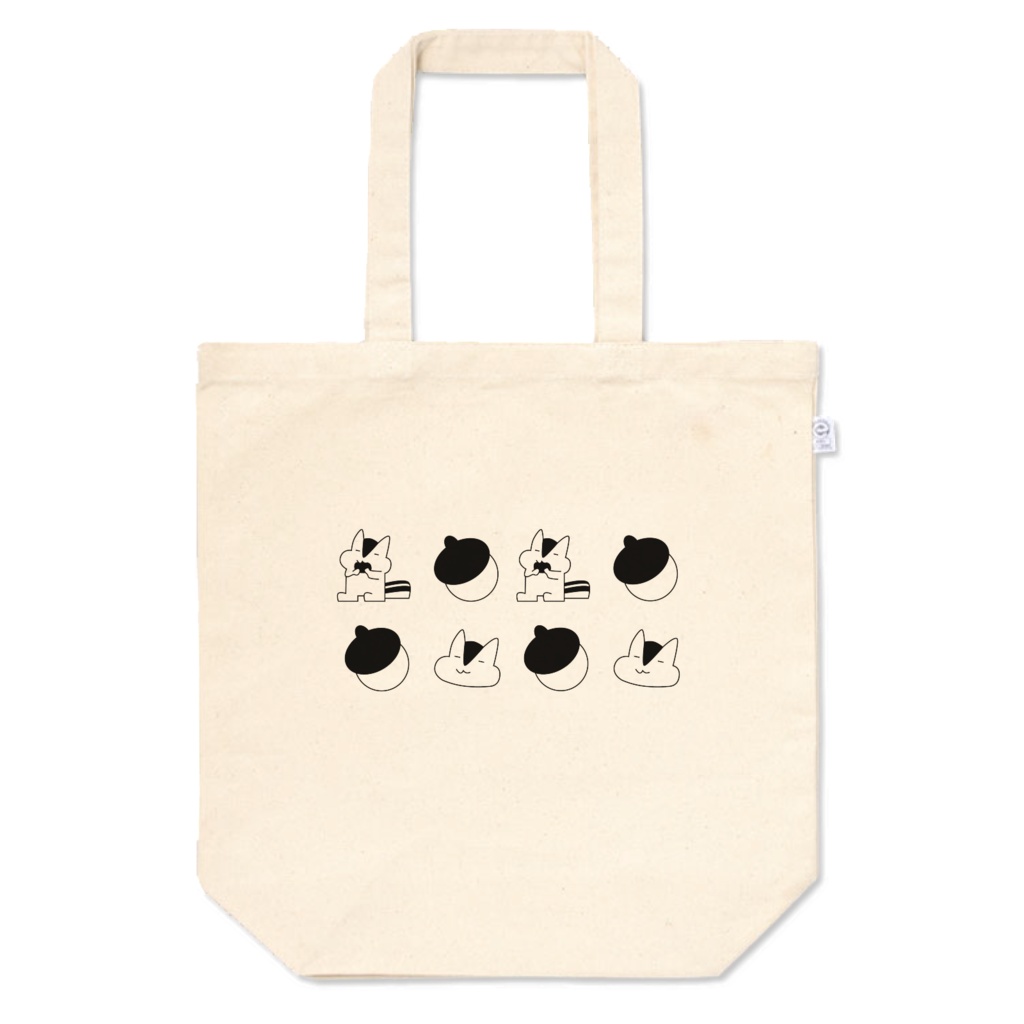 トートバッグ-あらぶりのりす/Little little