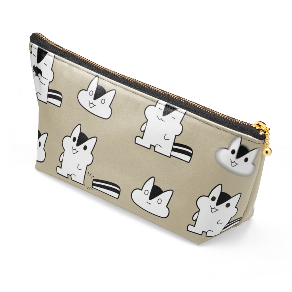 ポーチ-あらぶりのりす/Little little