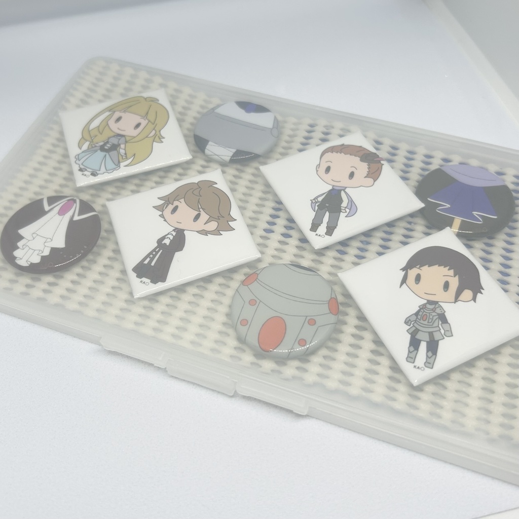 缶バッジセット/□△○