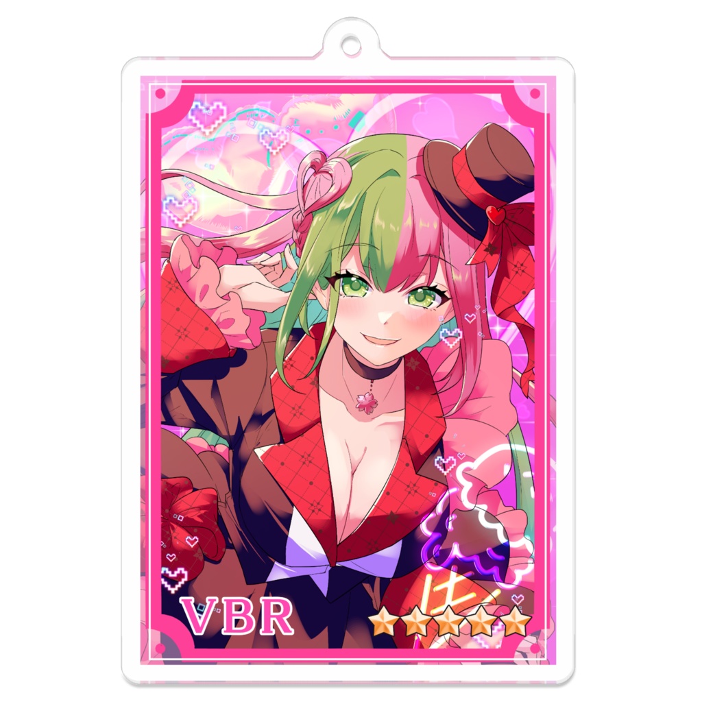 【アイドルシリーズ】第一段:VBR【カード風アクキー】
