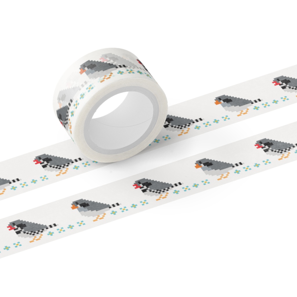 マスキングテープ(キンカチョウ・ブラックチーク)