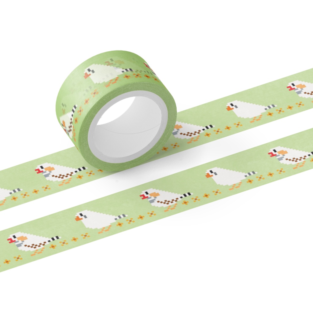 マスキングテープ(キンカチョウ・チェスナット)